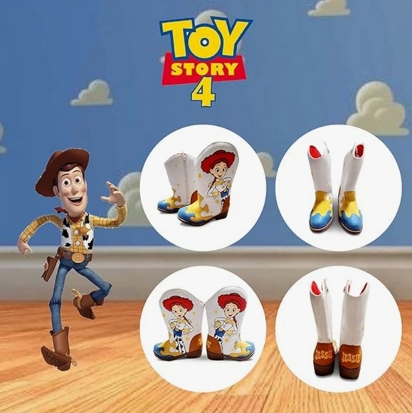 Disney Toy Story Lighted Cow Girl Boots - Picture 2 of 9